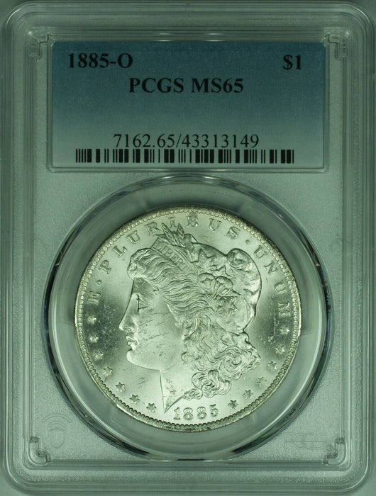 1885-O Morgan Silver Dollar Coin $1 PCGS MS-65 (37)