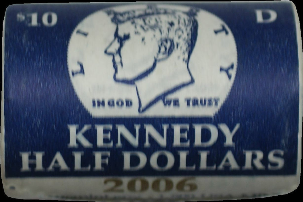 2006 D Kennedy Half Dollar $10 OBW Roll American Coins