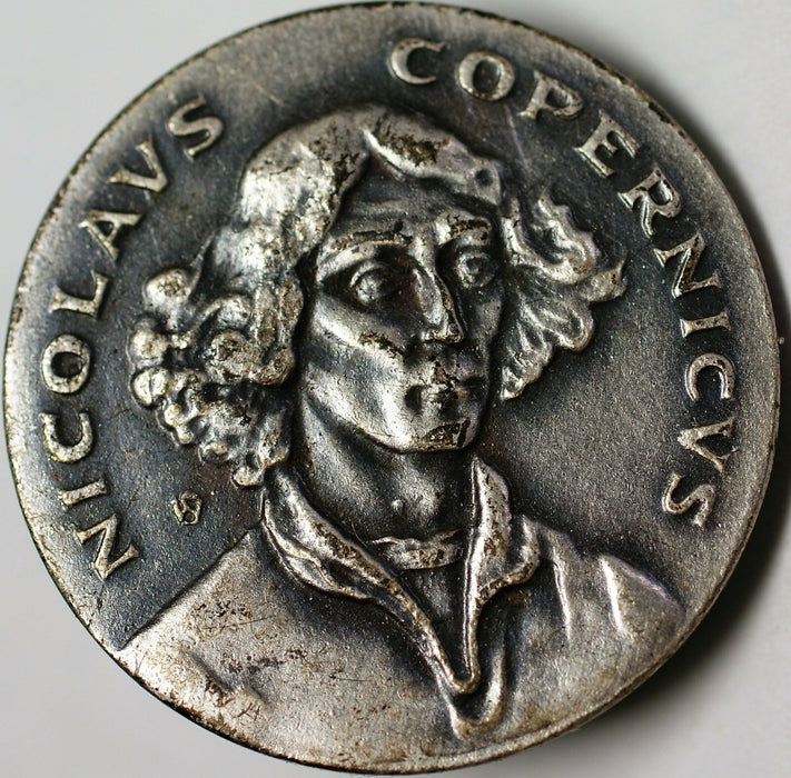 Nicolas Copernicus Polish Scientist Silver Uncirculated Page of 30 Medals