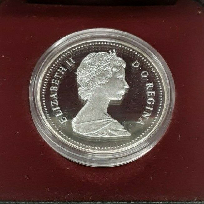 1988 Canada Proof Commemorative Silver Dollar Du St. Maurice Ironworks In Case