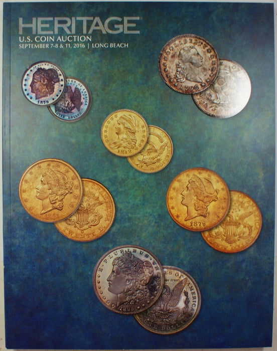 September 7-8 & 11 2016 U.S. Coin Auction Catalog #1239 Heritage (A83)