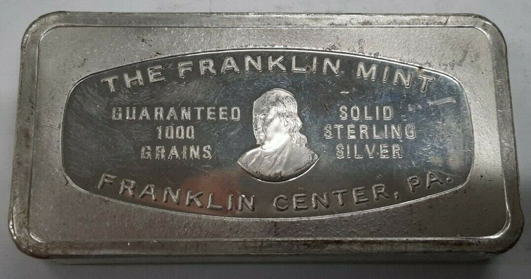 1000 Grain Sterling Silver Ingot, Peoples Bank & Trust Co Cedar Rapids, IA  #15