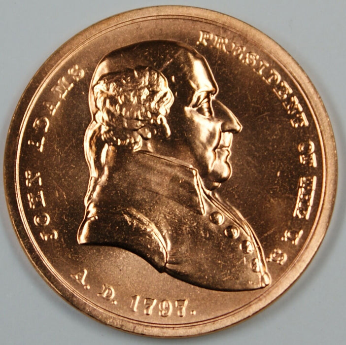 John Adams Indian Peace Medal- U.S. Mint Small Size Medal