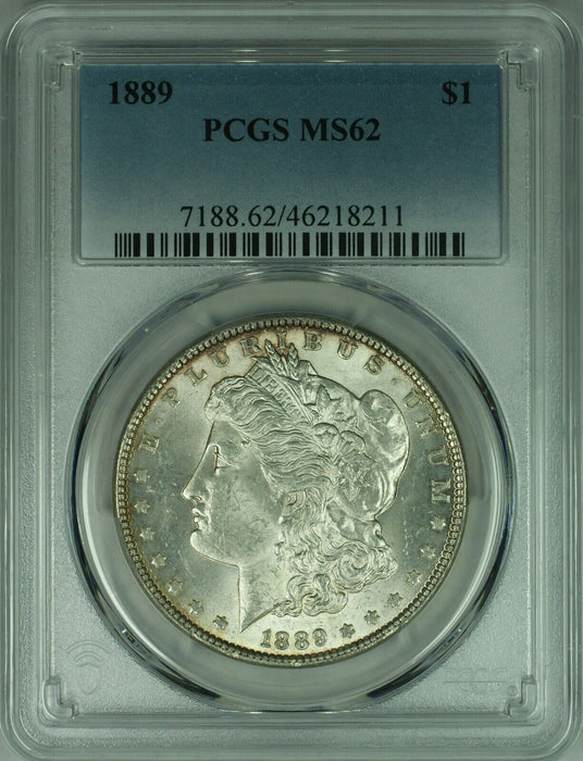 1889 Morgan Silver Dollar Coin PCGS MS-62  (47B)