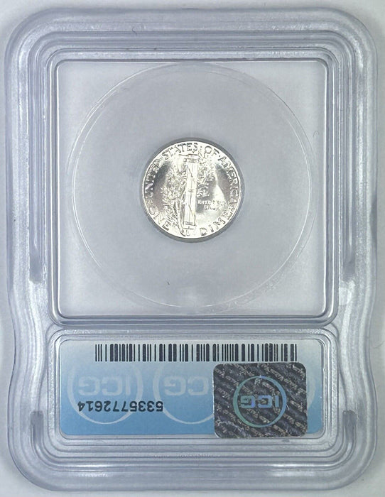 1944 Mercury Silver Dime 10c Coin ICG MS 65 (54) C