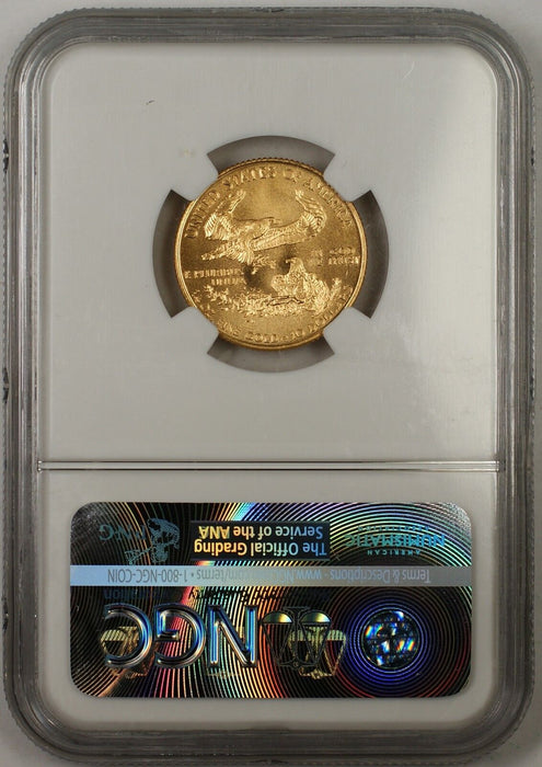 1999-W Emergency Issue $10 Dollar Gold Eagle AGE 1/4 Oz Coin NGC MS-67