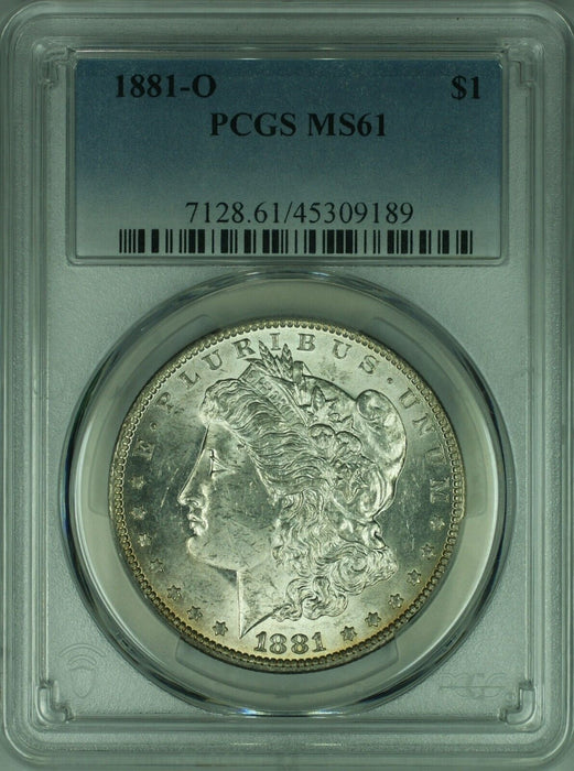 1881-O Morgan Silver Dollar Coin $1 PCGS MS-61  (40)