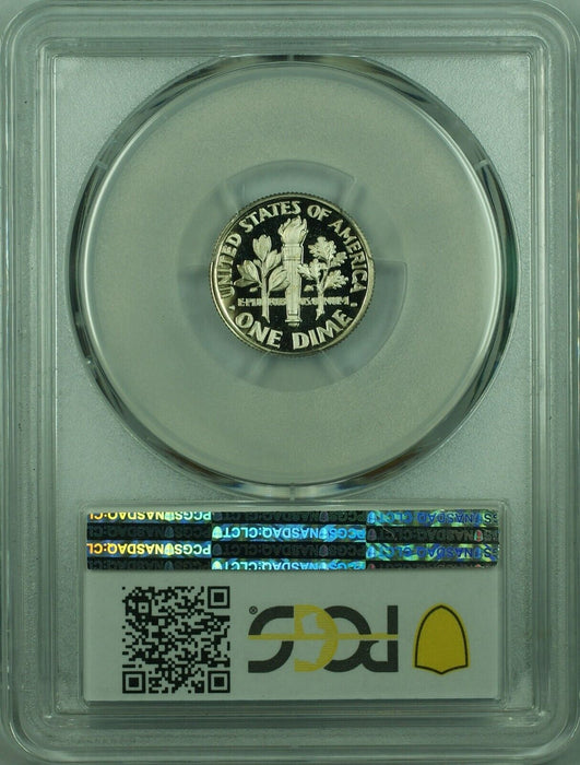 1986-S Roosevelt Clad Dime 10c Coin PCGS PR-69 DCAM Deep Cameo  (44)