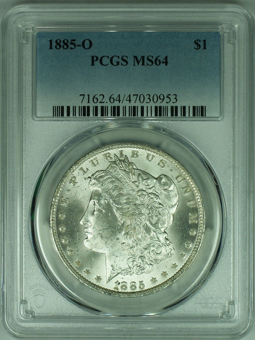 1885-O Morgan Silver Dollar Coin  PCGS MS-64   (39B)