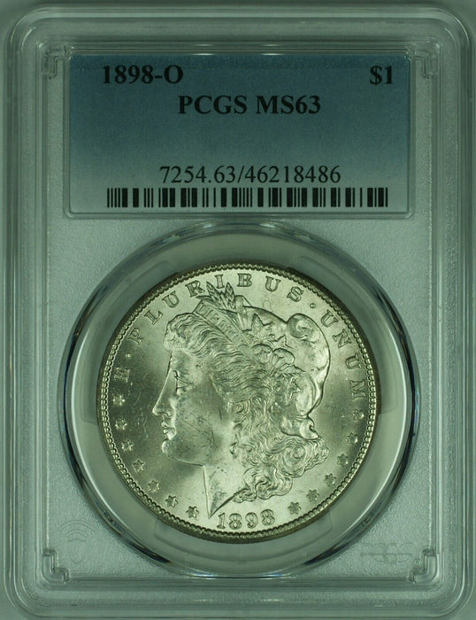 1898-O Morgan Silver Dollar  PCGS MS-63 Better Coin  (25B)