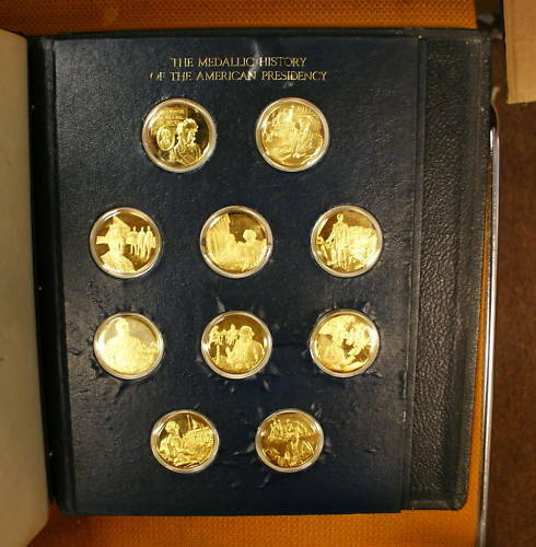 Medallic History of American Presidency, Gold on Silver