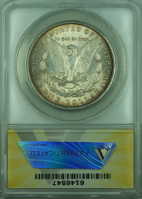 1897 Morgan Silver Dollar $1 Coin ANACS AU-58 Details Toned Better Coin (28)