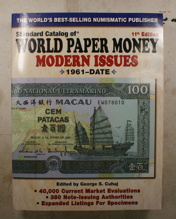Standard Catalog of World Paper Money Mondern Issues 1961-Date 11th Edition