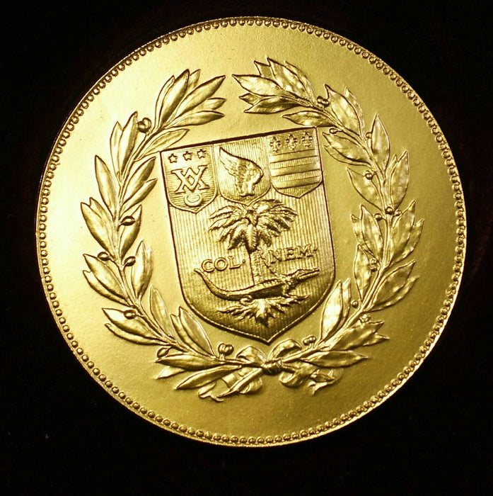 French Chambre De Commerce De Nimnes Brilliant Uncirculated Medal Original Box