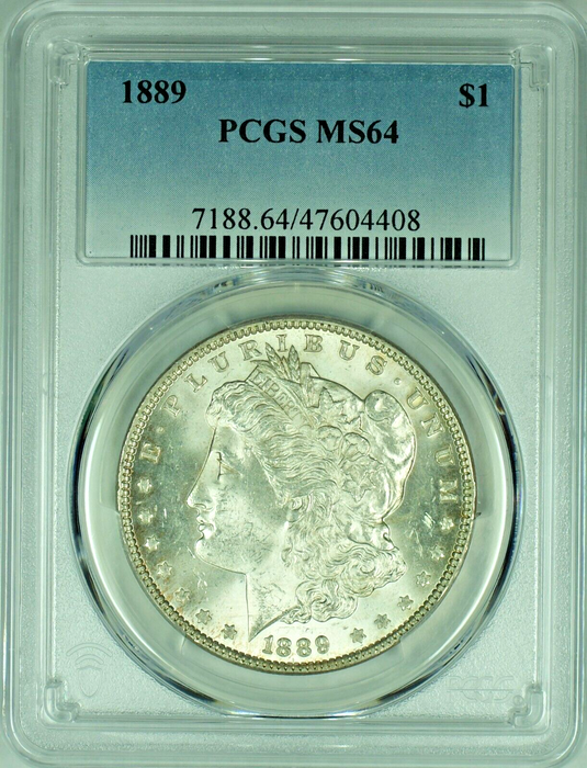 1889 Morgan Silver Dollar PCGS MS 64 47