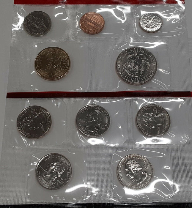 2000 P&D United States 20 Coin BU Mint Set In Mint Plastic--NO Envelope & COA