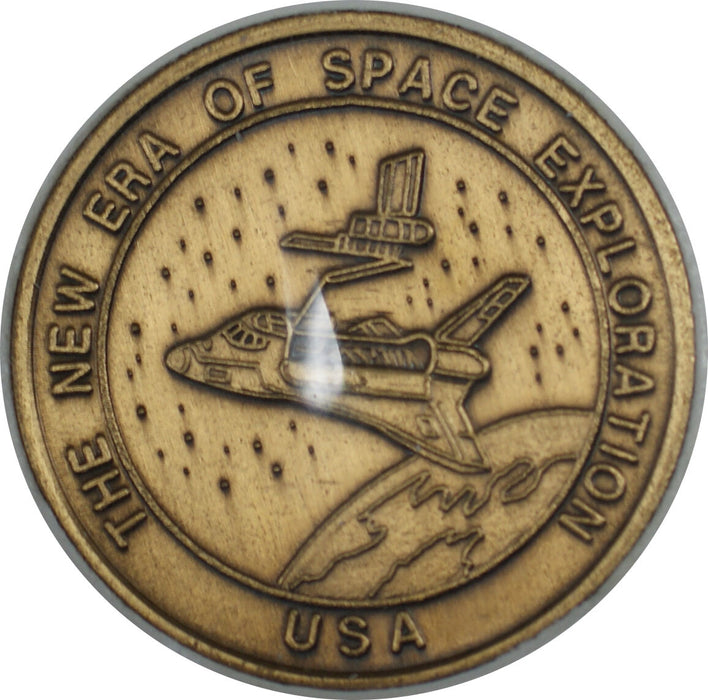 Atlantis Shuttle Crew Emblem Limited Collection Series Solid Bronze Space Medal