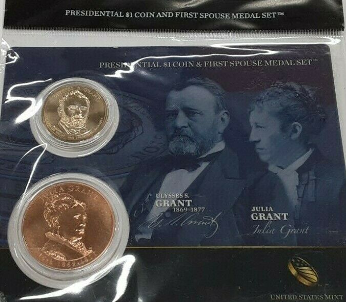 2011 Presidential $1 Coin & First Spouse Bronze Medal in OGP - The Grant's