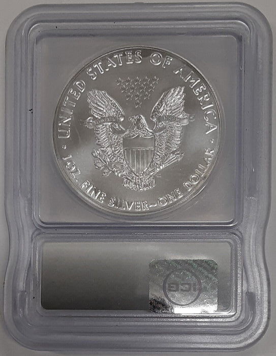 2021 American Silver Eagle $1 1 Oz Troy .999 Fine Silver ICG MS-70 Ty 1 1st Day