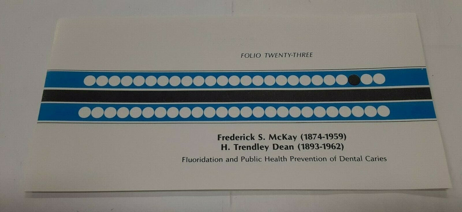 History of Dentistry .925 Silver PF Medals Franklin Mint- A. Pare/Fluordation