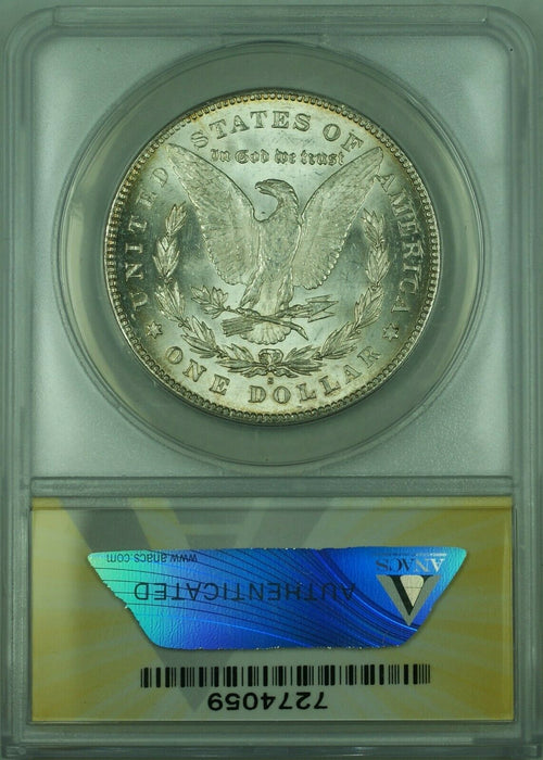 1878-S Morgan Silver Dollar $1 Coin ANACS MS-61 Looks Undergraded Rim Tone
