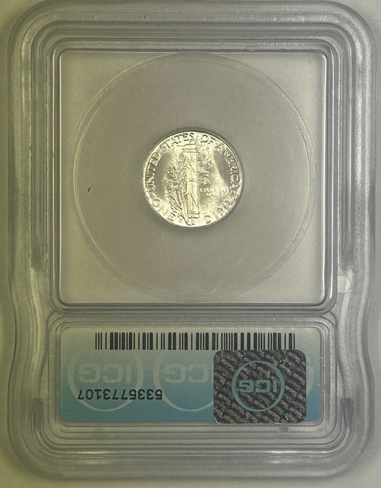1944-S Mercury Silver Dime 10c Coin ICG MS 65 (Near FB) (54) E