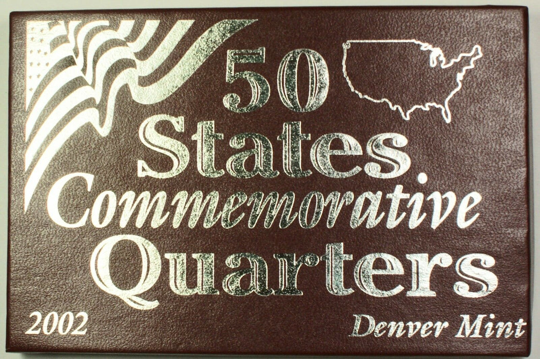2002 Commemorative Quarters Set 5 Coins Total in Case W/ COA Denver Mint