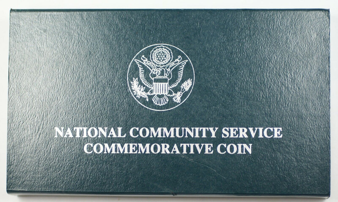 1996 U.S. Mint Community Service Proof Silver Dollar Commem Coin as Issued DGH