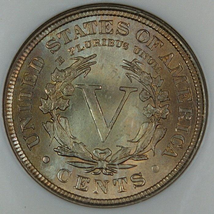 1895 Liberty Nickel Coin, NGC MS-66 Near Full Strike