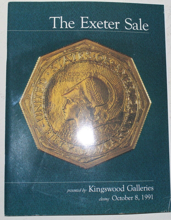 The Exeter Sale Kingswood Galleries Auction Catalog October 1991 WW4T