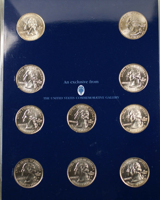2007 P & D United States Quarter Collection Brilliant Uncirculated 10 Coins