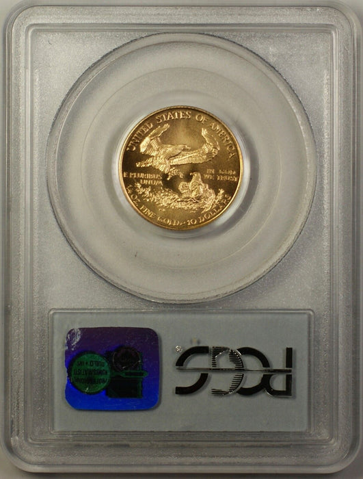 1999-W Emergency Issue $10 American Gold Eagle Coin PCGS MS-69 Mint Error