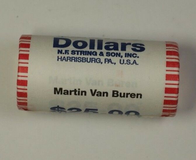 2008 Martin Van Buren Presidential Dollar Roll BU 25 $1 Coins *Mint Mark Unknown