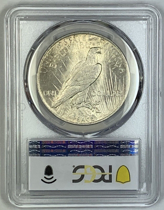 1923 Peace Silver $1 Dollar Coin PCGS MS 62 (9) B