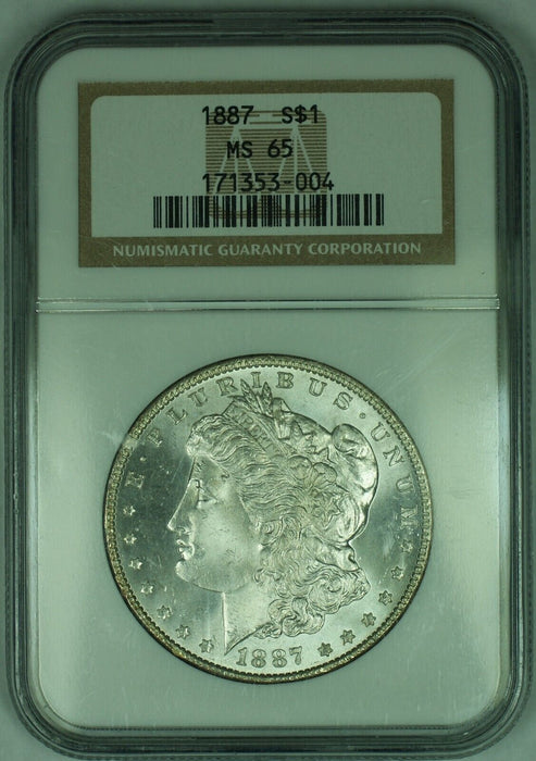 1887 Morgan Silver Dollar Semi-Proof Like NGC MS 65