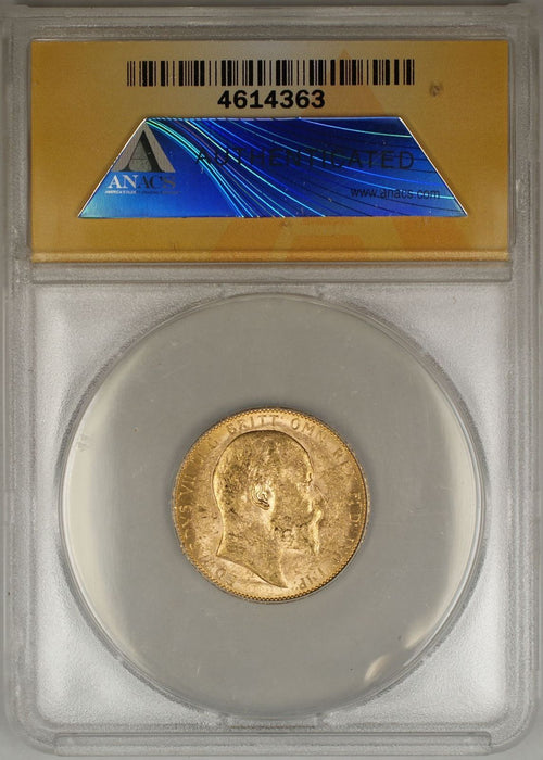 1909-P Australia Sovereign Gold Coin ANACS MS-61 (V AMT)