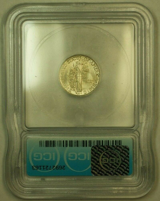 1945 Silver Mercury Dime 10c Coin ICG MS-65 QQ