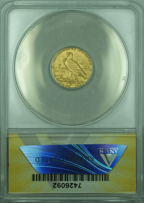 1927 Indian Head Quarter Eagle $2.50 Gold Coin ANACS MS-61   (A)