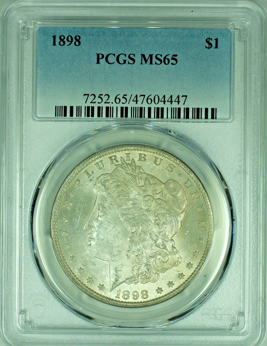 1898 Morgan Silver Dollar PCGS MS 65 48