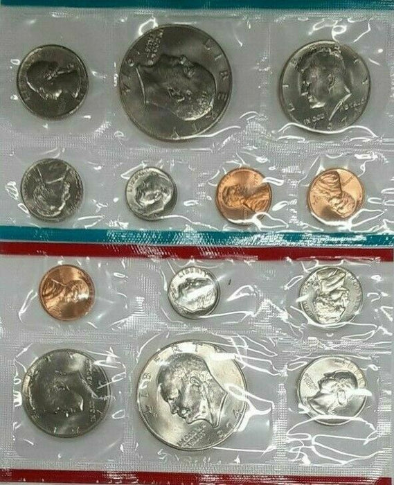 1974 US Mint Set Brilliant Uncirculated as Issued with OGP