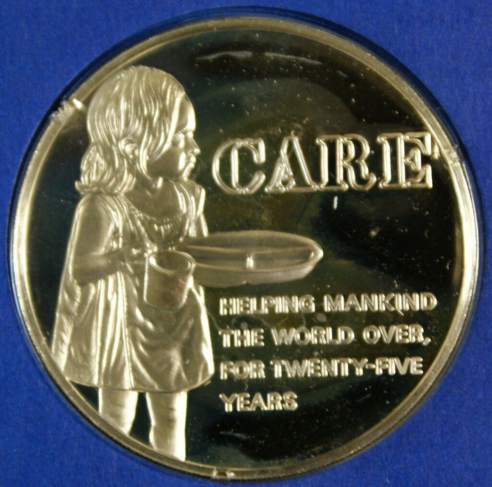 25th Anniversary of CARE Commemorative Medal, Silver
