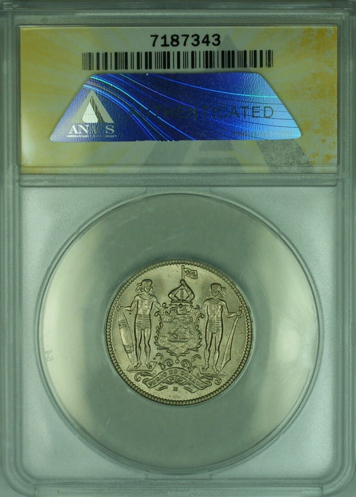 1903-H British North Borneo 2.5 Cent Coin  ANACS MS-65 (WB2)