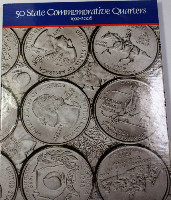 1999-2008 United States Quarters Complete Panavu Album 50 Coin Collection