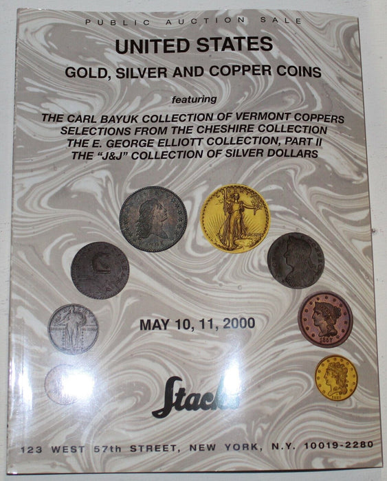 Stack's Coin Auction Catalog May 10-11 2000 U.S. Gold Silver Copper WW6QQ