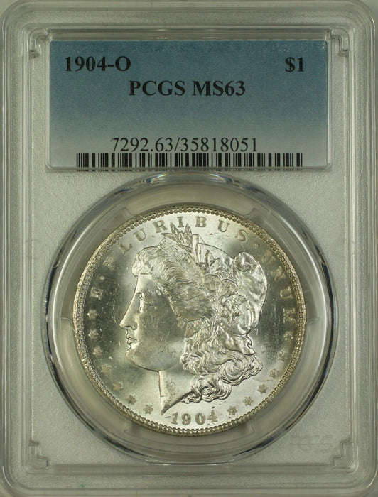 1904-O Morgan Silver Dollar $1 PCGS MS-63 (Better Coin) (17F)