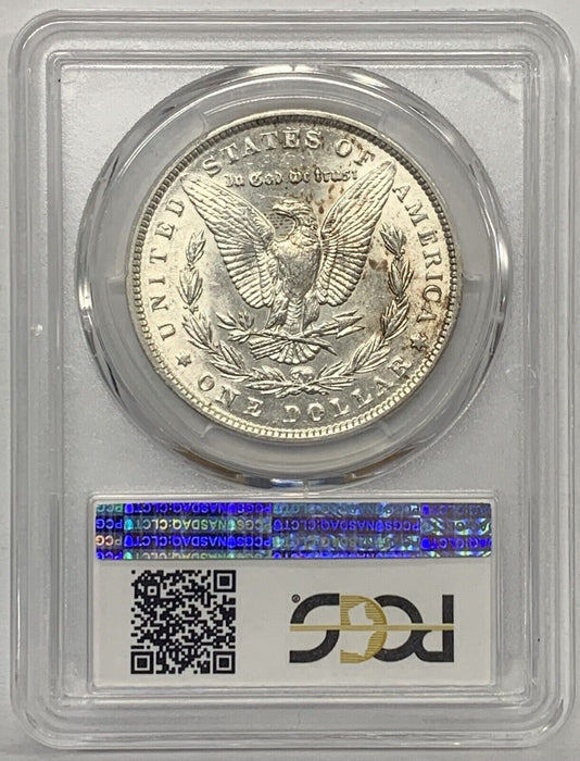 1889 Morgan Silver $1 Dollar Coin PCGS AU 58 (2)