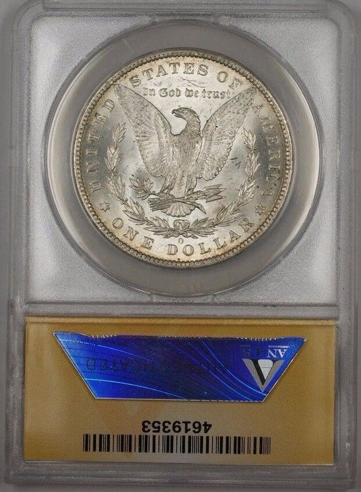 1885-O Morgan Silver Dollar $1 Coin ANACS MS-63