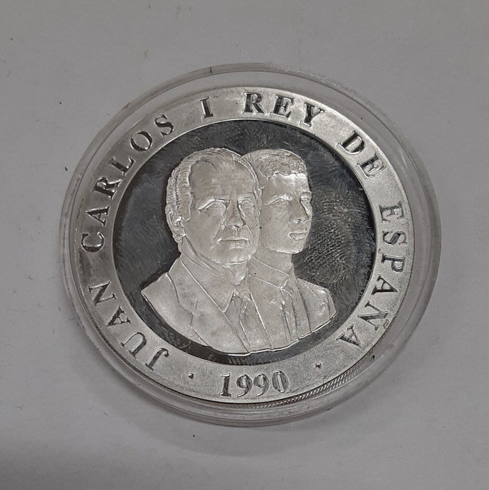 1990 Spain 2000 Peseta Silver Coin Commemorative - 1992 Barcelona Olympics