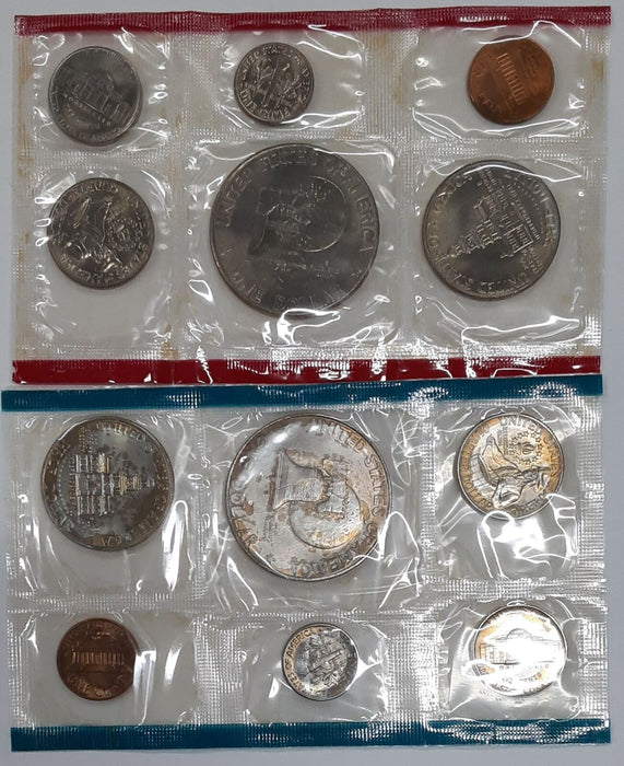 1975 U.S. Mint Set - 12 BU Coins with Original Envelope