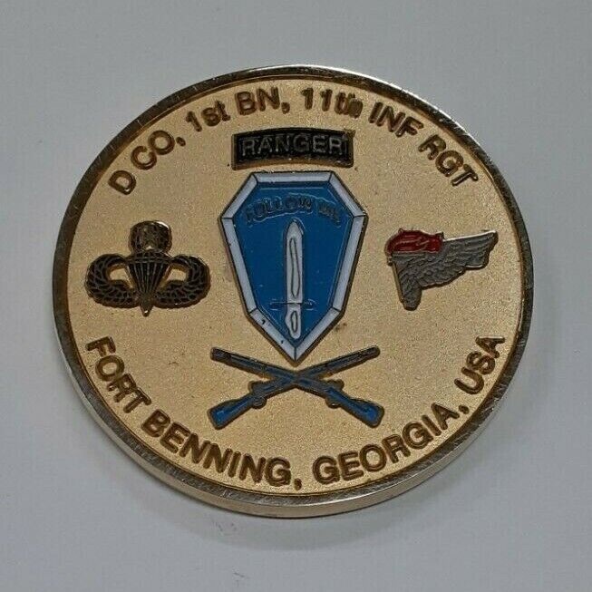 ISTD D Co, 1st BN, 11th Inf Rgt-Ft Benning GA Infantry Challenge Coin (81)